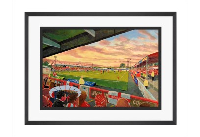 Broadfield Stadium Fine Art Print - Crawley Town FC